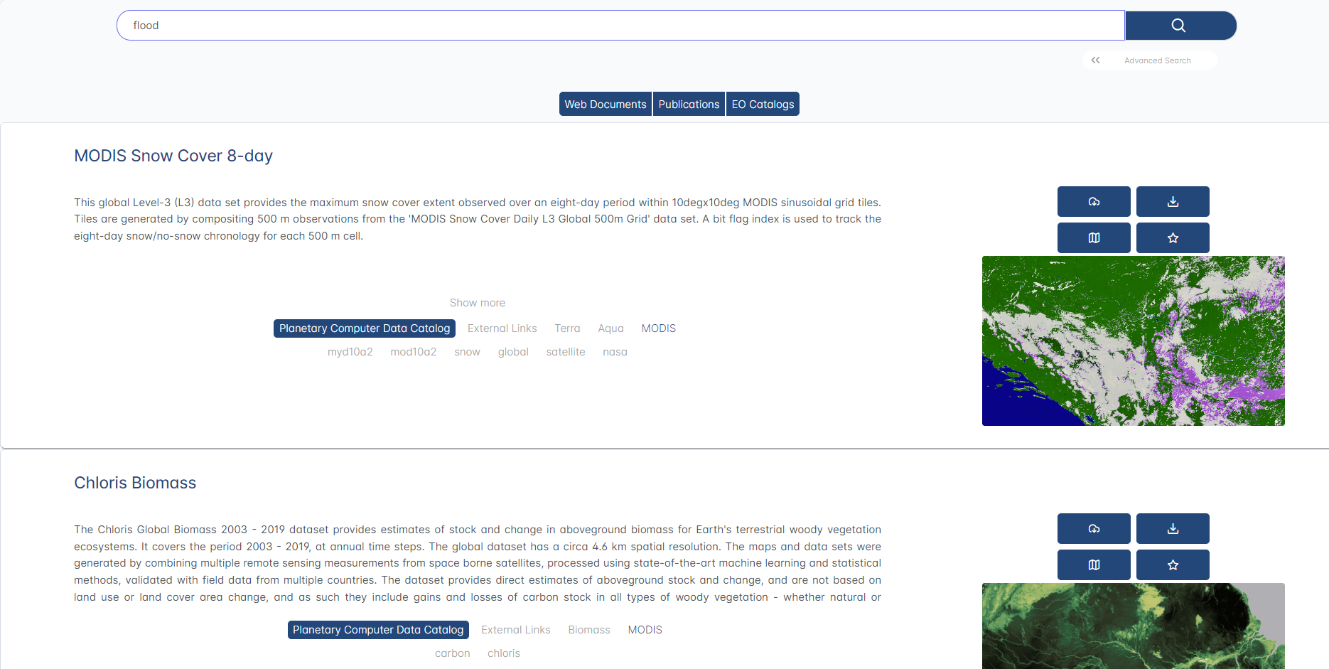 Scientific Search UI
